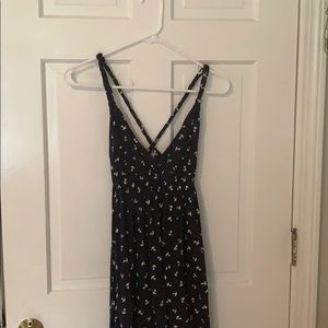 Blue anchor cover up dress